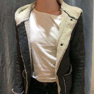 grey forever 21 coat